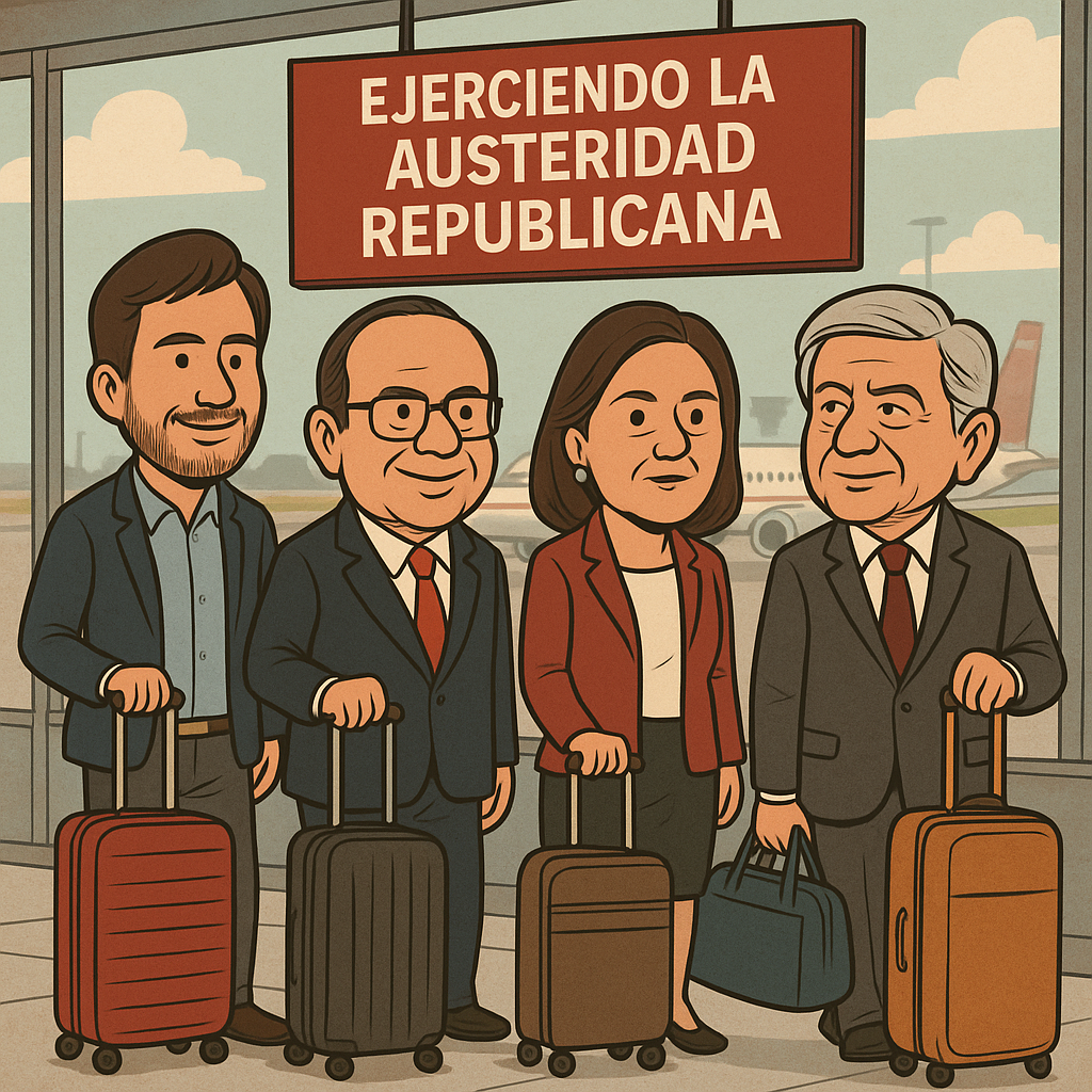 Gobierno rico, pueblo pobre: las vacaciones que Morena no puede justificar
