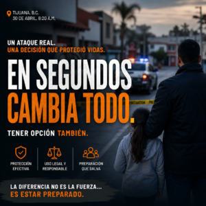 Uso de arma no letal salva la vida de tijuanense