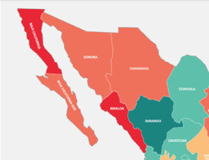 Índice de Paz México 2026 ubica a Baja California como el principal campo de batalla del narco