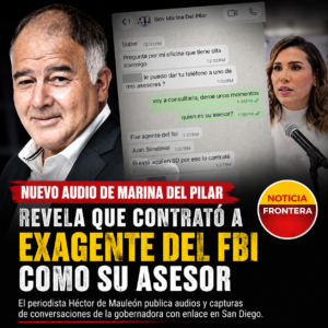 Nuevo audio de Marina del Pilar difundido este lunes revela que contrató a un exagente del FBI como asesor