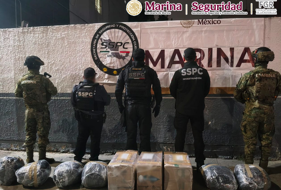 Gabinete de Seguridad intensifica operativos con decomisos y cateos en Baja California y otros estados