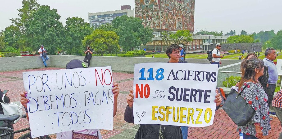 Crisis en la UNAM escala a tribunales: aspirantes presentan primeros amparos por examen de ingreso