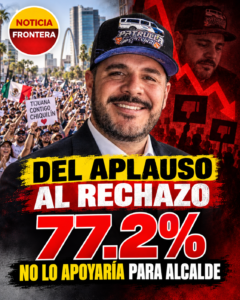 Del aplauso al rechazo: “Chiquilín” enfrenta un 77% en contra rumbo a la Alcaldía de Tijuana