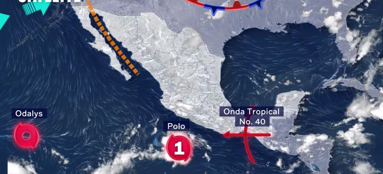 Huracán Polo se intensifica: cinco estados concentran el riesgo meteorológico